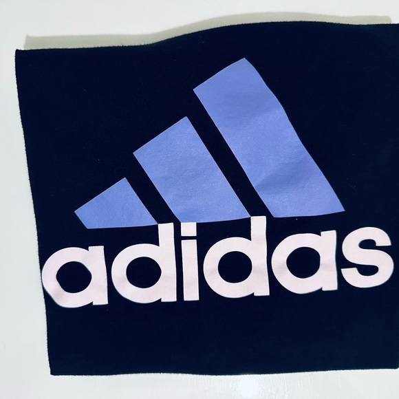 adidas Black Crew Neck Short Sleeve Tee - Picture 3 of 10